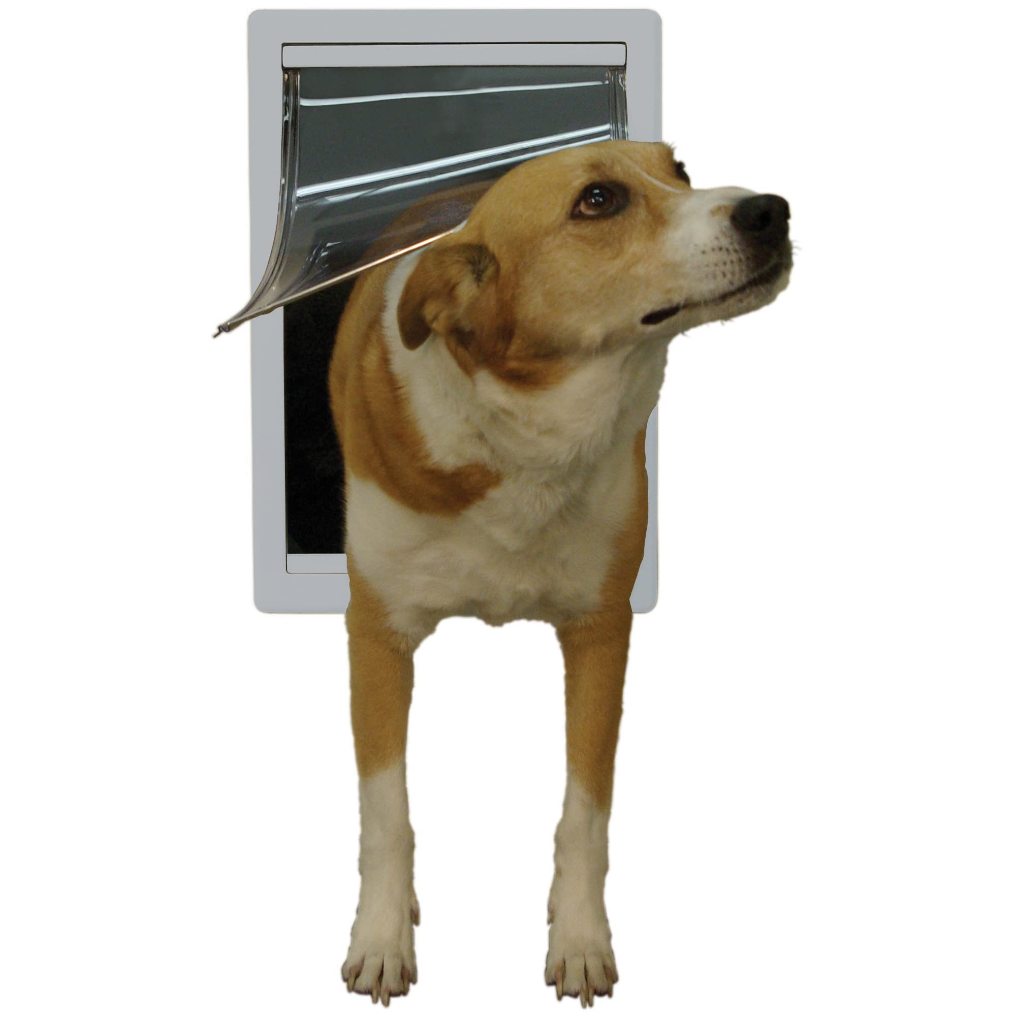 Ideal Pet Products Designer Series lock-out slide demonstrates easy access control for pet safety.
