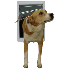 Ideal Pet Products Designer Series lock-out slide demonstrates easy access control for pet safety.