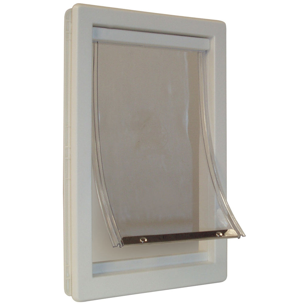 Ideal Pet Soft Flap Cat Door with telescoping frame for a snug fit and quick setup.