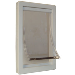 Ideal Pet Soft Flap Cat Door with telescoping frame for a snug fit and quick setup.