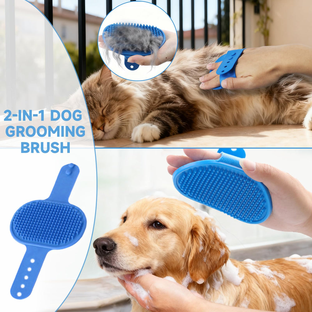 IDQQUQQ anti-slip dog bath gloves for secure, comfortable bathing