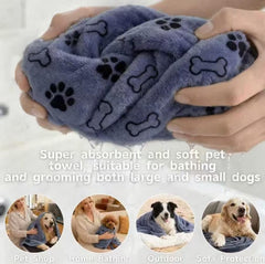 IDQQUQQ dog shampoo brush provides washing, hair removal, and massage benefits