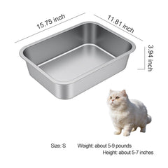 Idymere high-sides litter tray helps contain scatter for energetic cats.