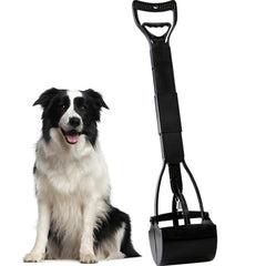 ienjoyed 32-inch dog pooper scooper full view shows durable, easy-clean yard cleanup.