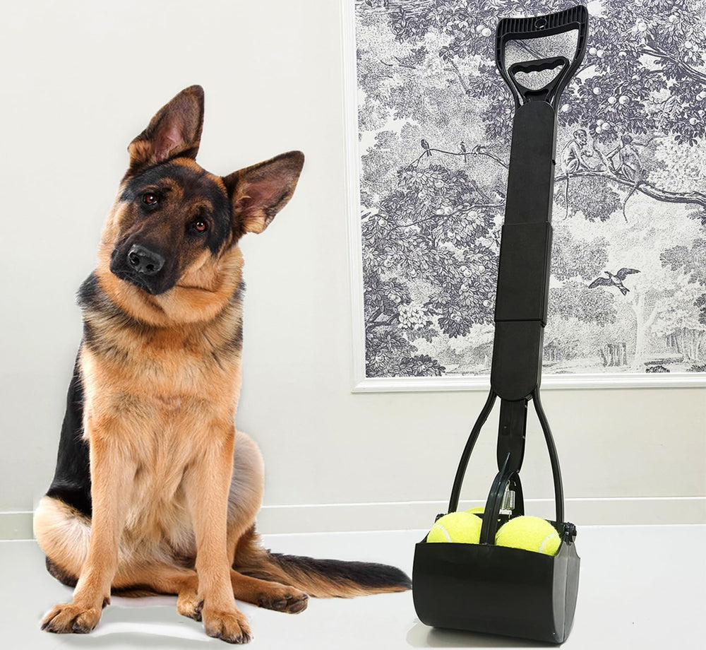 ienjoyed dog pooper scooper standing cleanup reduces bending for comfortable use.