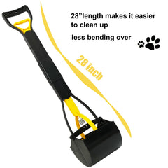 ienjoyed pooper scooper 28-inch length extends reach for cleaner cleanup.
