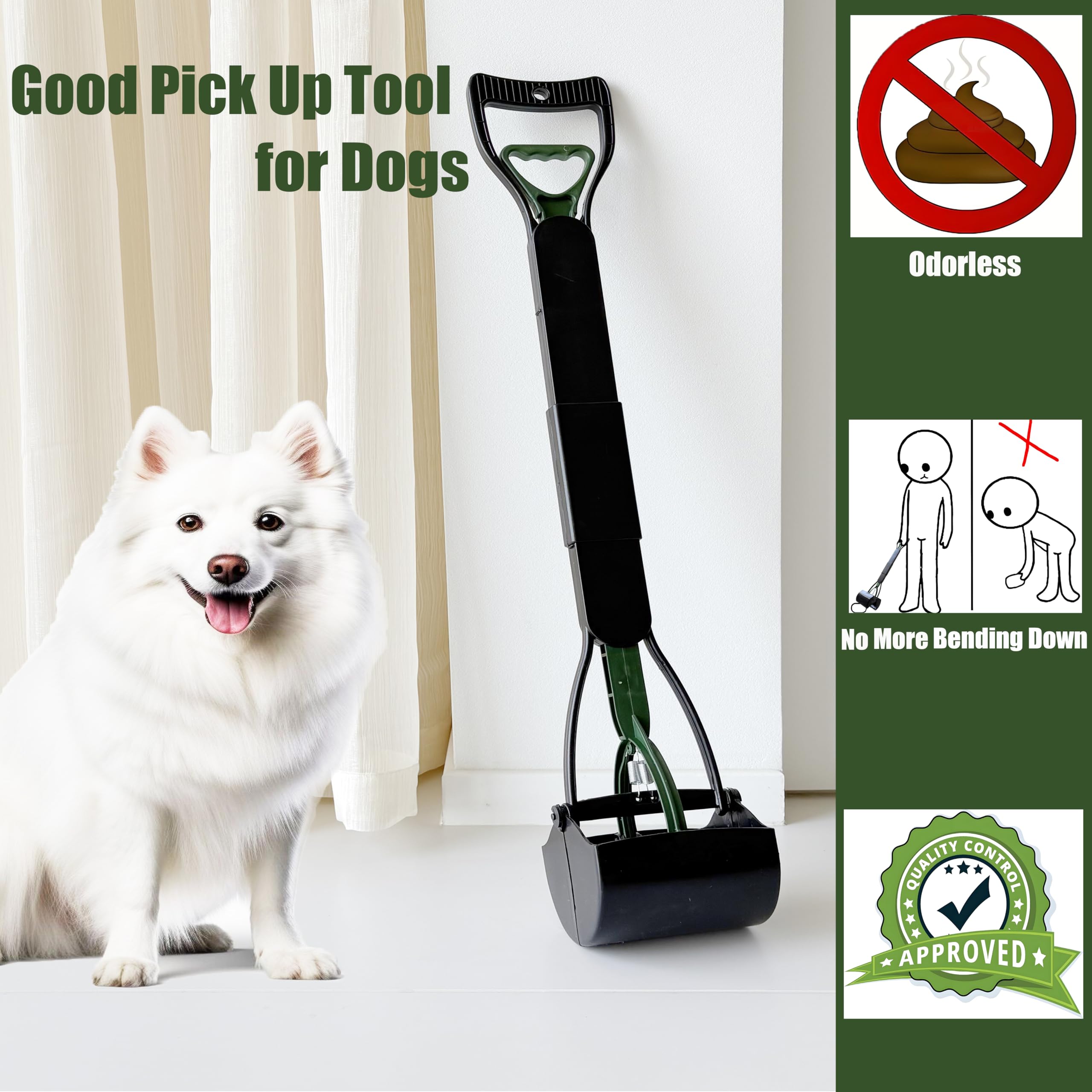 ienjoyed dog pooper scooper works on grass, gravel, concrete, and dirt surfaces.