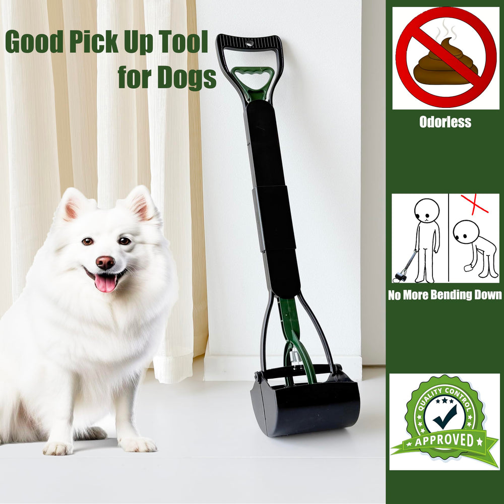 ienjoyed dog pooper scooper works on grass, gravel, concrete, and dirt surfaces.