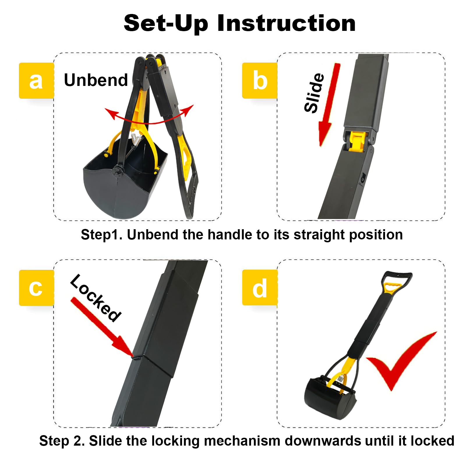 ienjoyed durable yellow scooper offers high visibility for yard tasks.