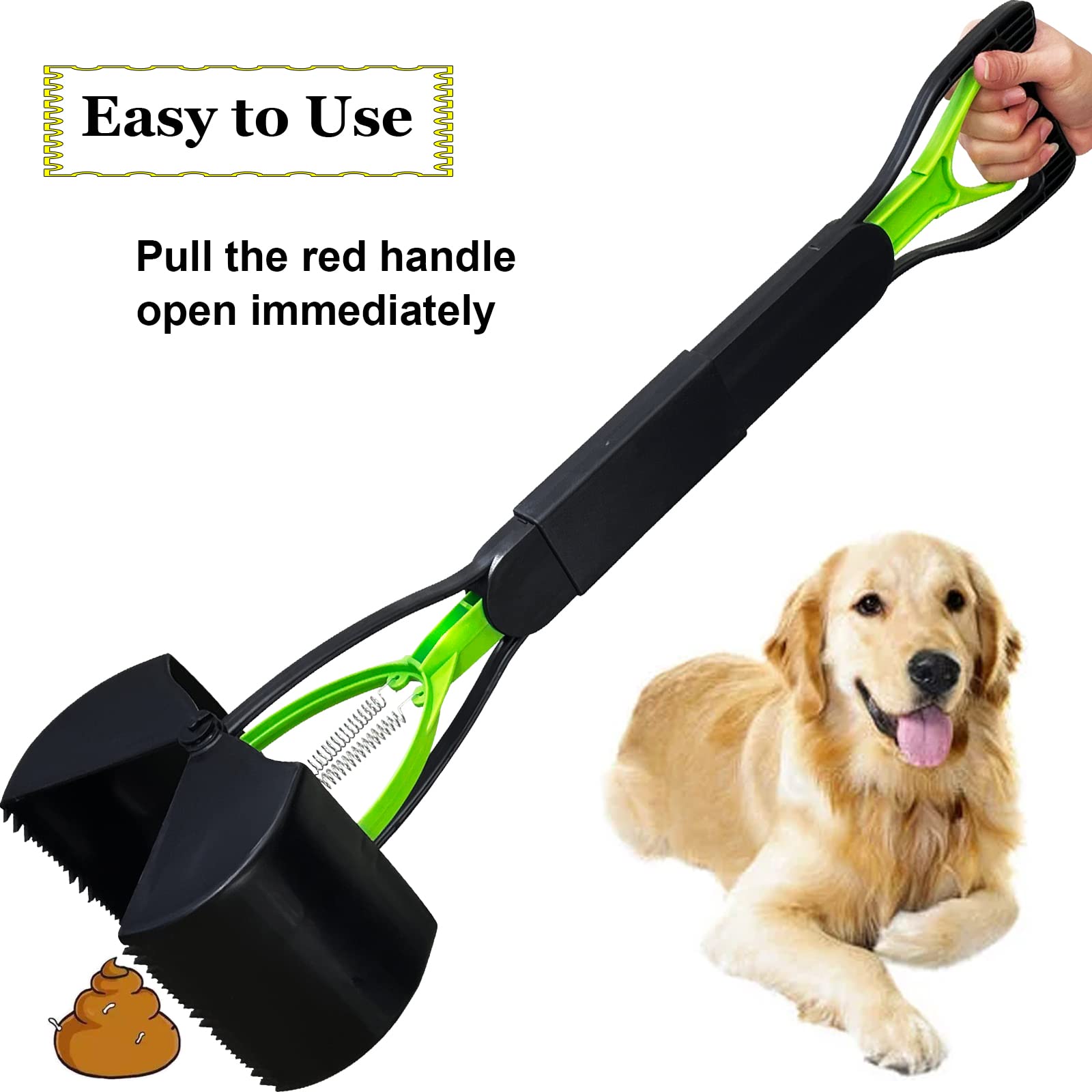 ienjoyed one-handed easy-pull handle enables clean scooping with minimal effort