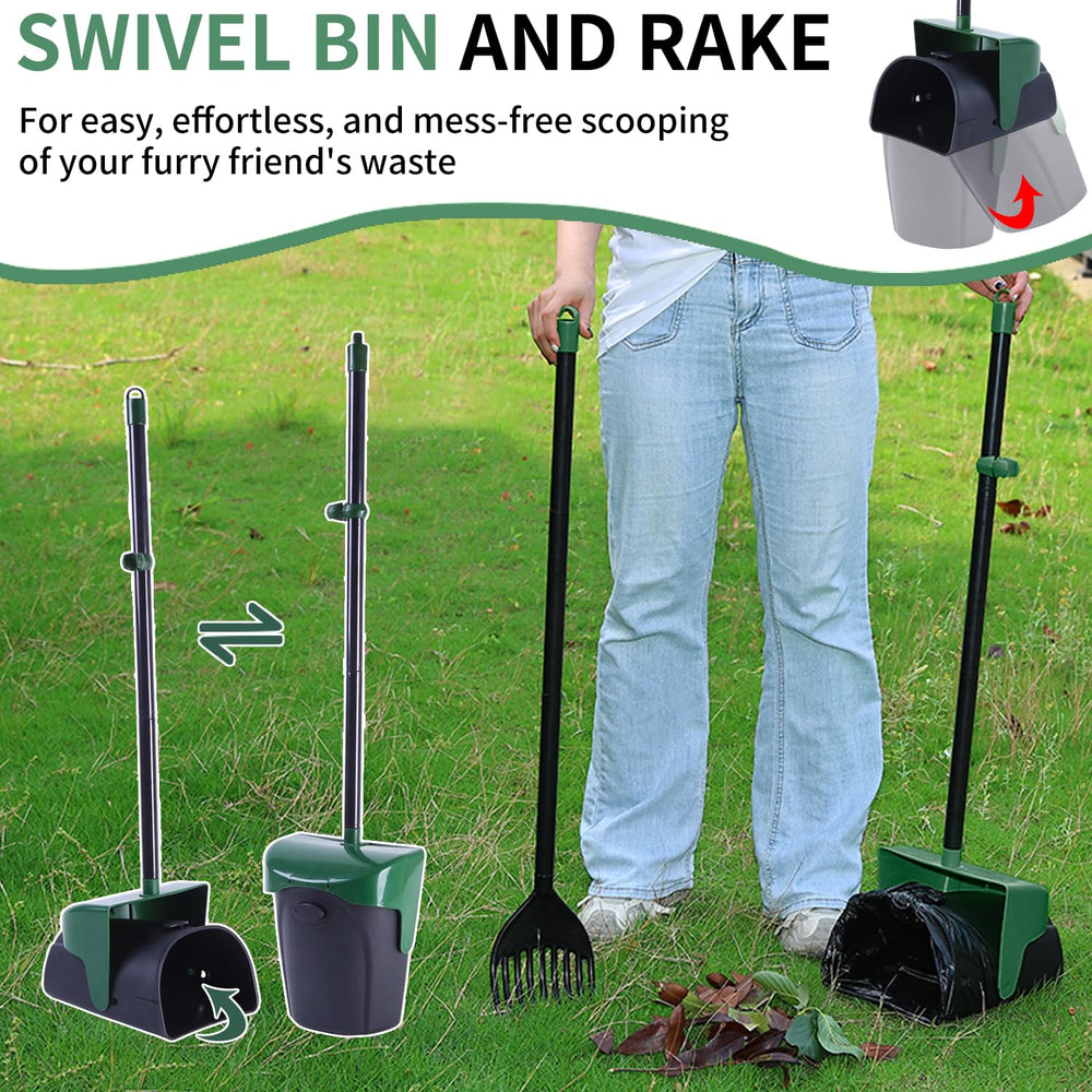 ienjoyed Pooper Scooper bag clip holding 160 bags for mess-free cleanup