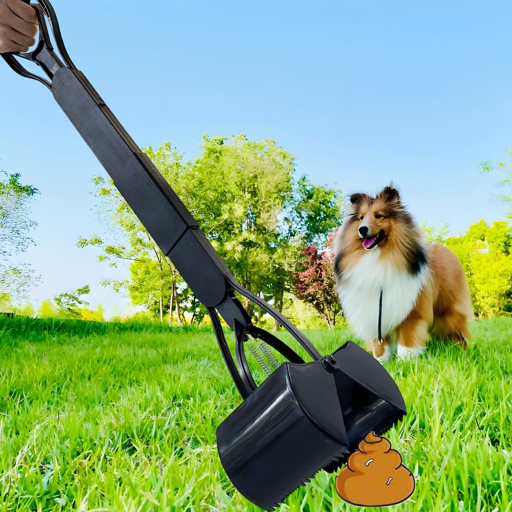 One-handed operation with ienjoyed scooper makes quick mess removal easy