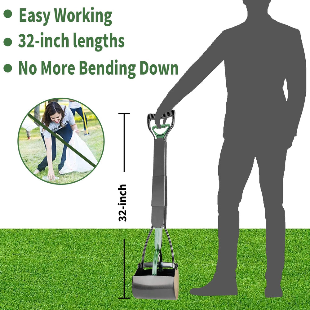 ienjoyed pooper scooper teeth-closed design ensures secure pickup