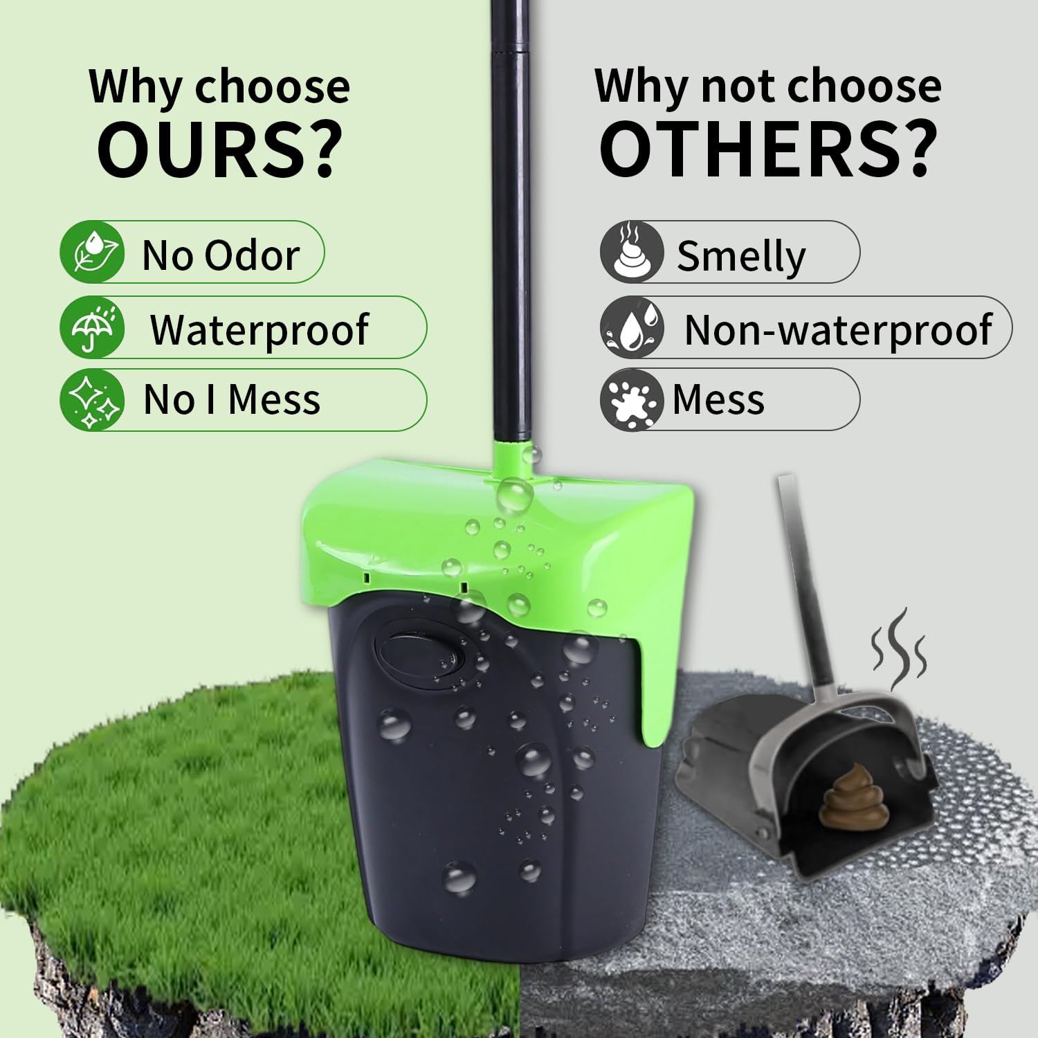 ienjoyed Pooper Scooper works on lawn yards, reliable for garden cleanup.