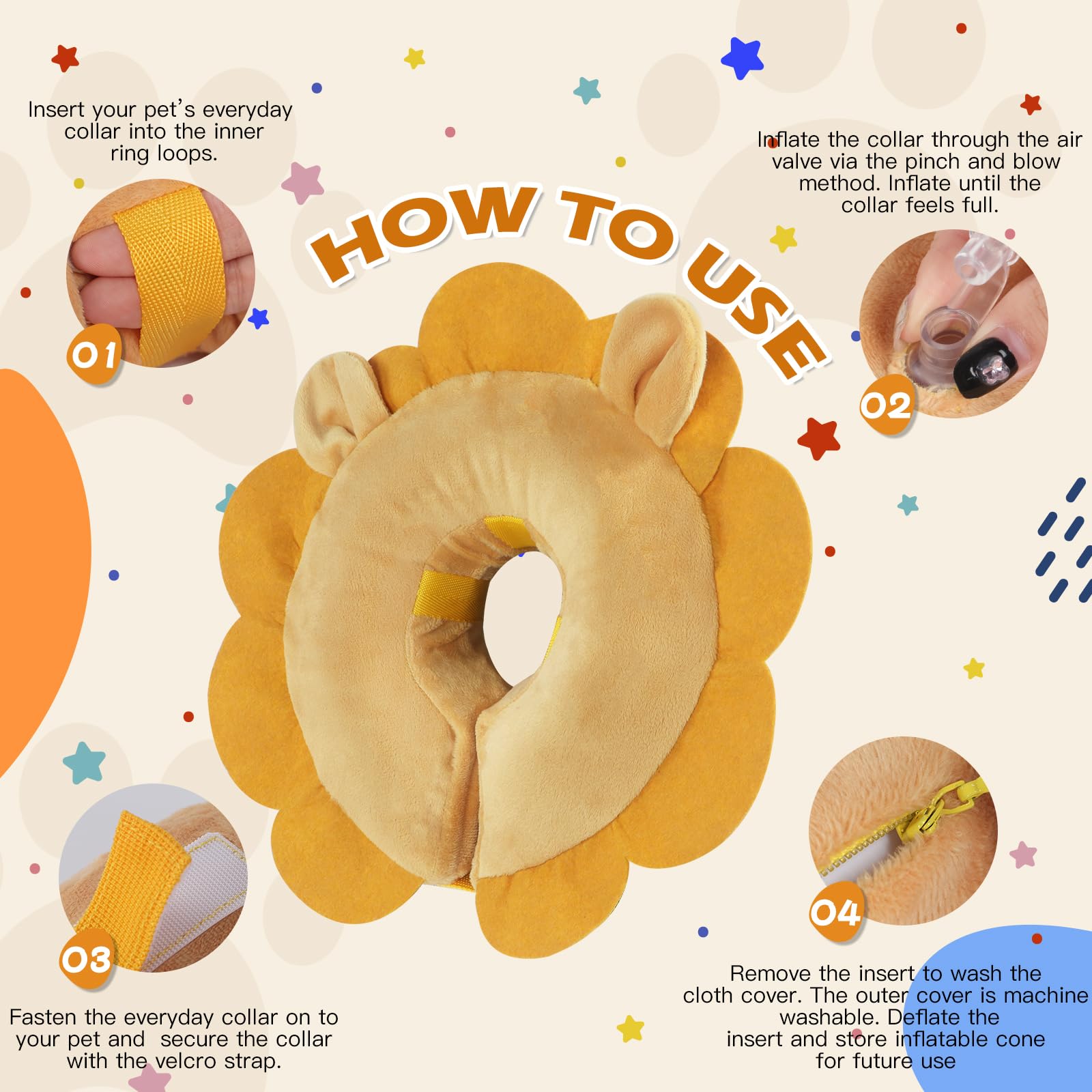 IEUUMLER size guide helps you choose the right neck measurement.