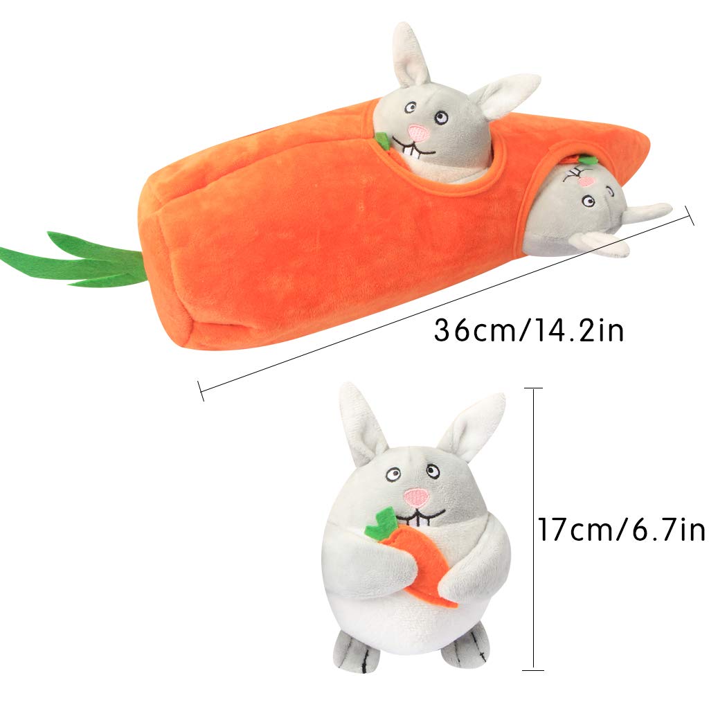 IFOYO Hide and Seek dog puzzle toy Easter-themed design for seasonal fun.