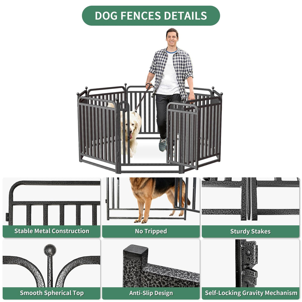 IGNYX dog playpen with low-threshold door for easy access.