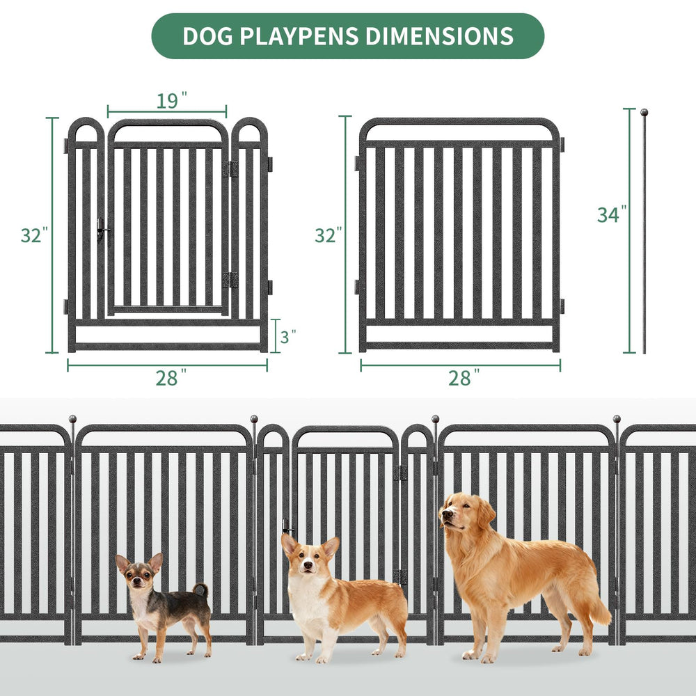 Security lock and rounded edges keep pets safe indoors or outdoors.