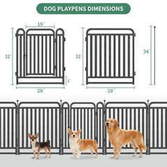 Security lock and rounded edges keep pets safe indoors or outdoors.
