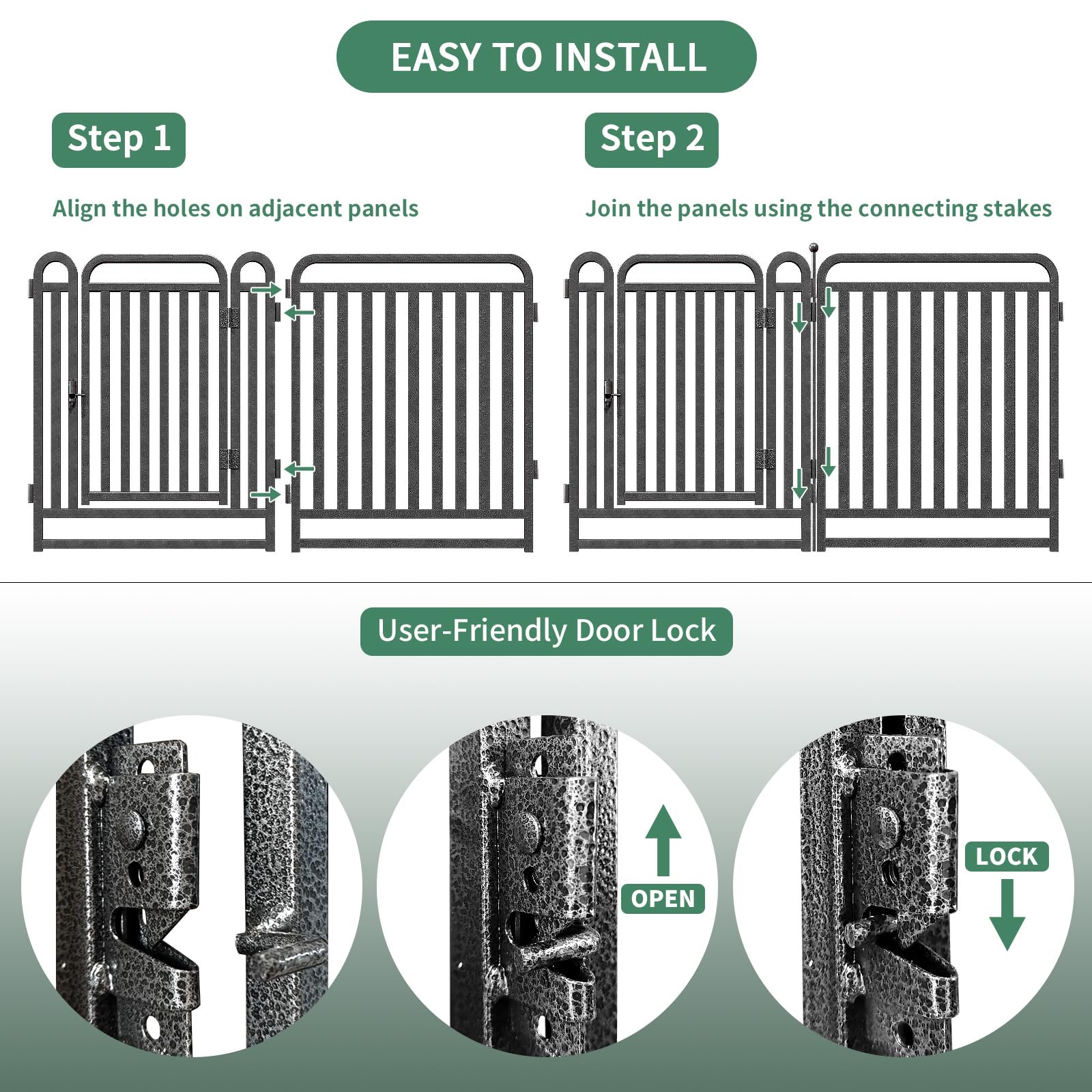 IGNYX playpen supports square or fan shapes to fit spaces.