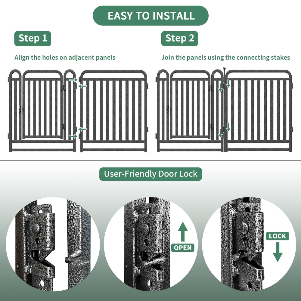 IGNYX playpen supports square or fan shapes to fit spaces.