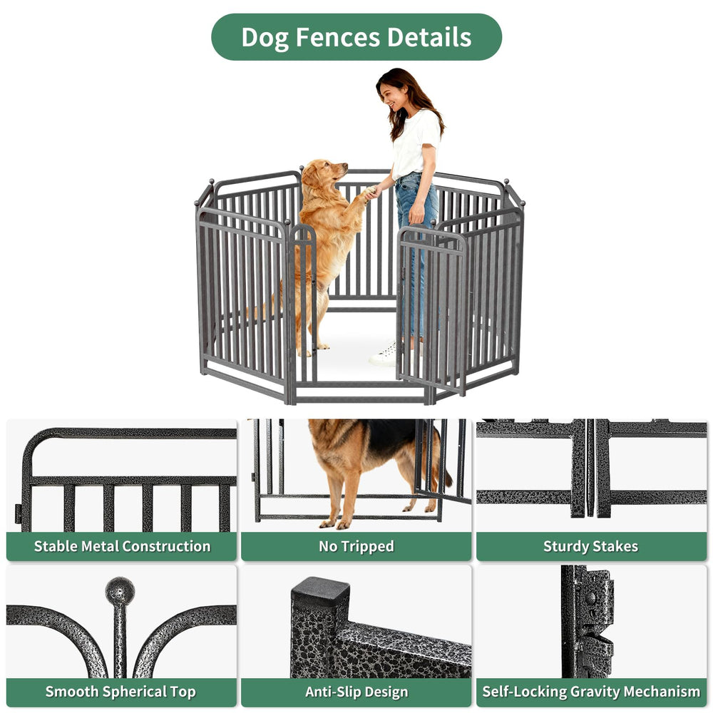 IGNYX dog playpen gate entry low threshold for easy access.