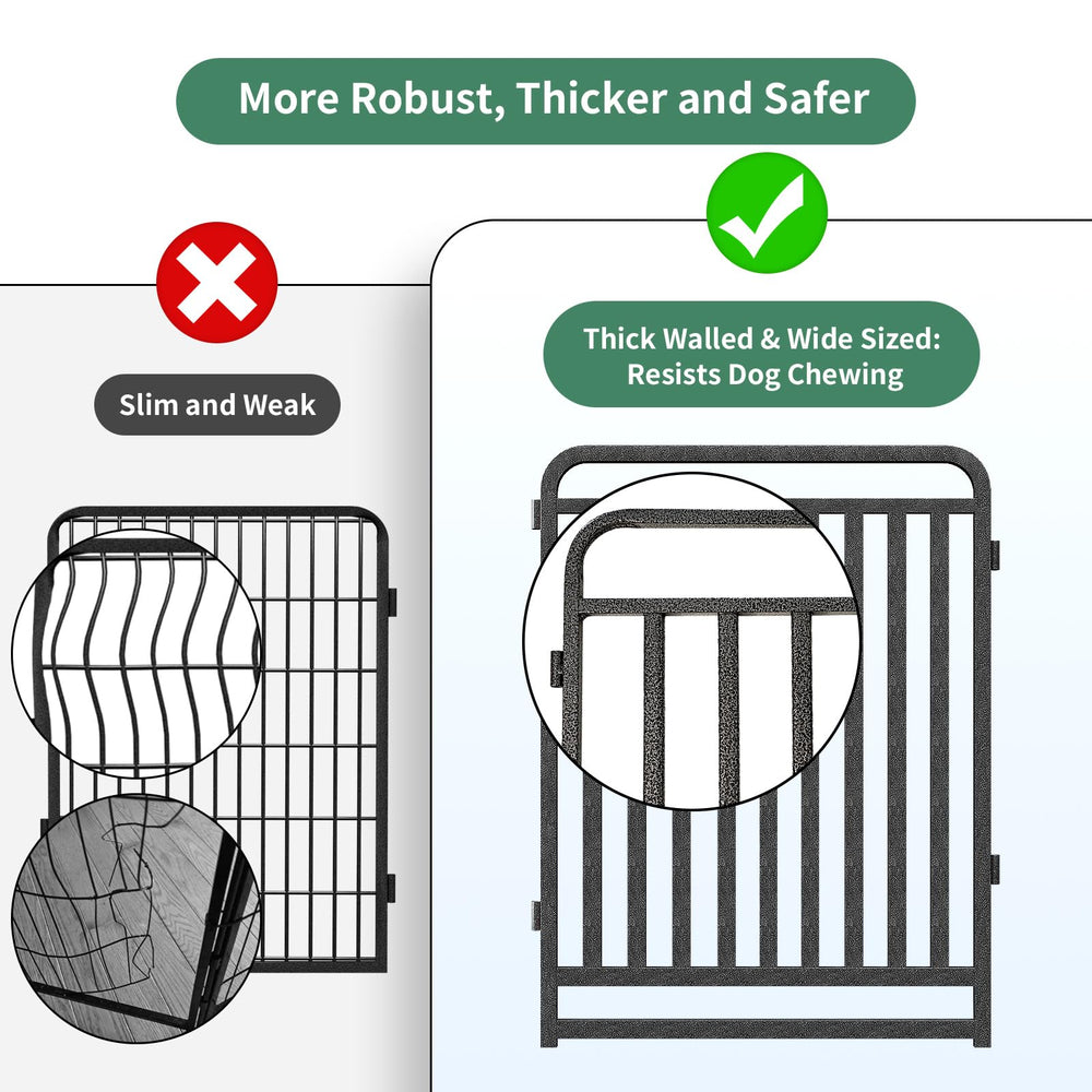 IGNYX foldable puppy pen enables quick setup indoors or outdoors.