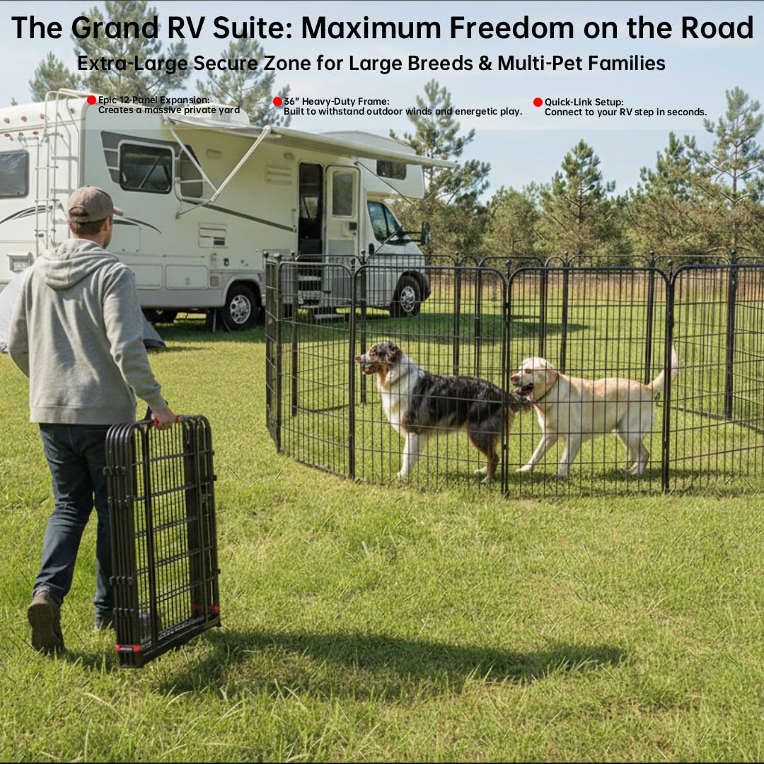 IGOOUO dog playpen sturdy-stakes close-up highlights rustproof hardware for outdoor use.