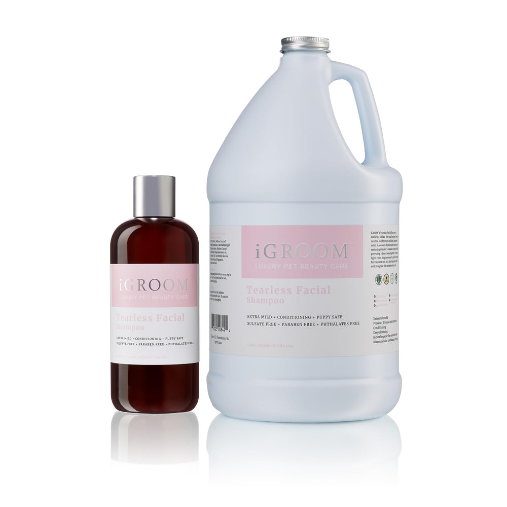 iGroom dog-shampoo made-in-usa bottle image communicates domestic production and quality standards.