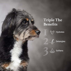 iGroom hydrating coat care nourishing fur to reduce dryness.