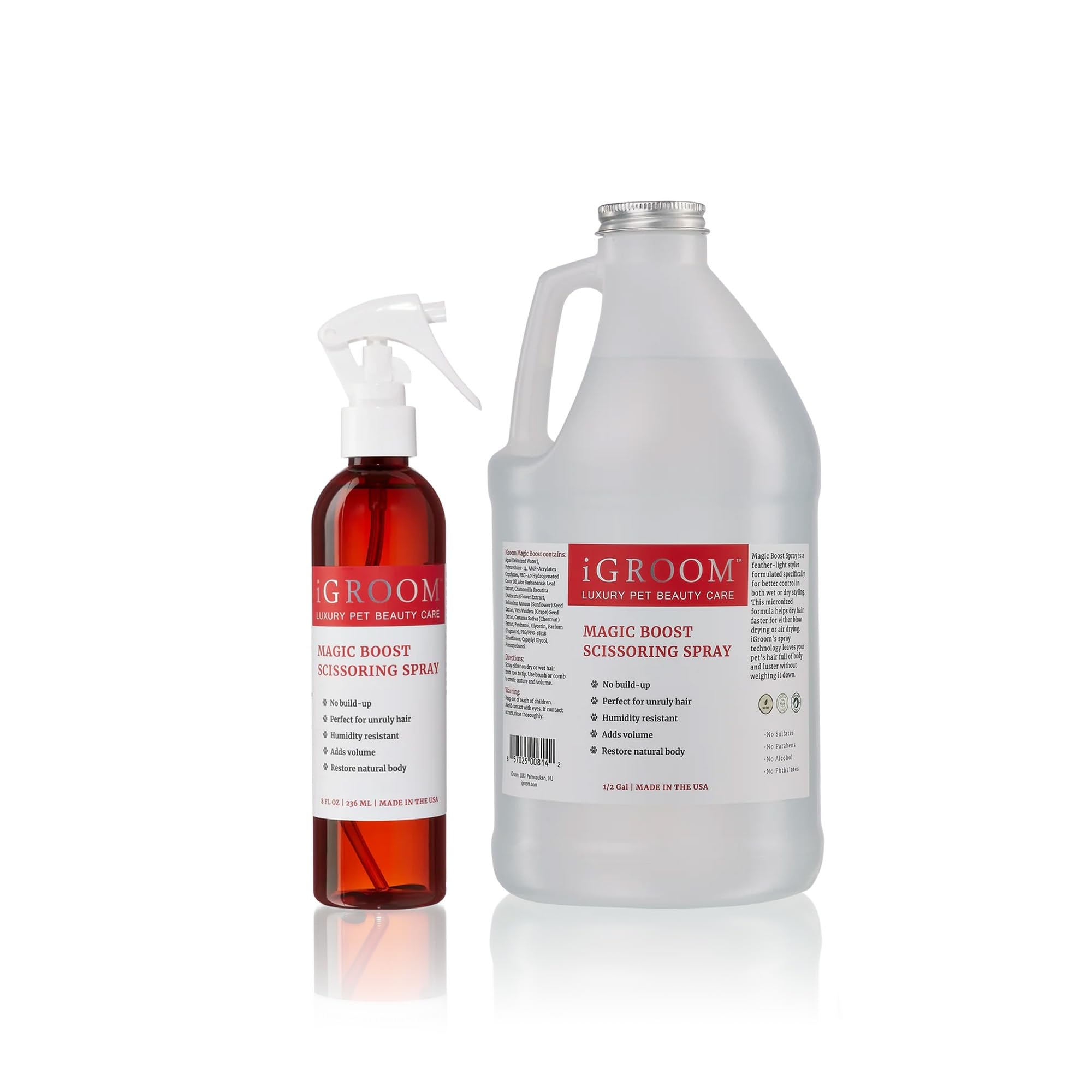 iGroom Magic Boost eight-ounce bottle ideal for home grooming