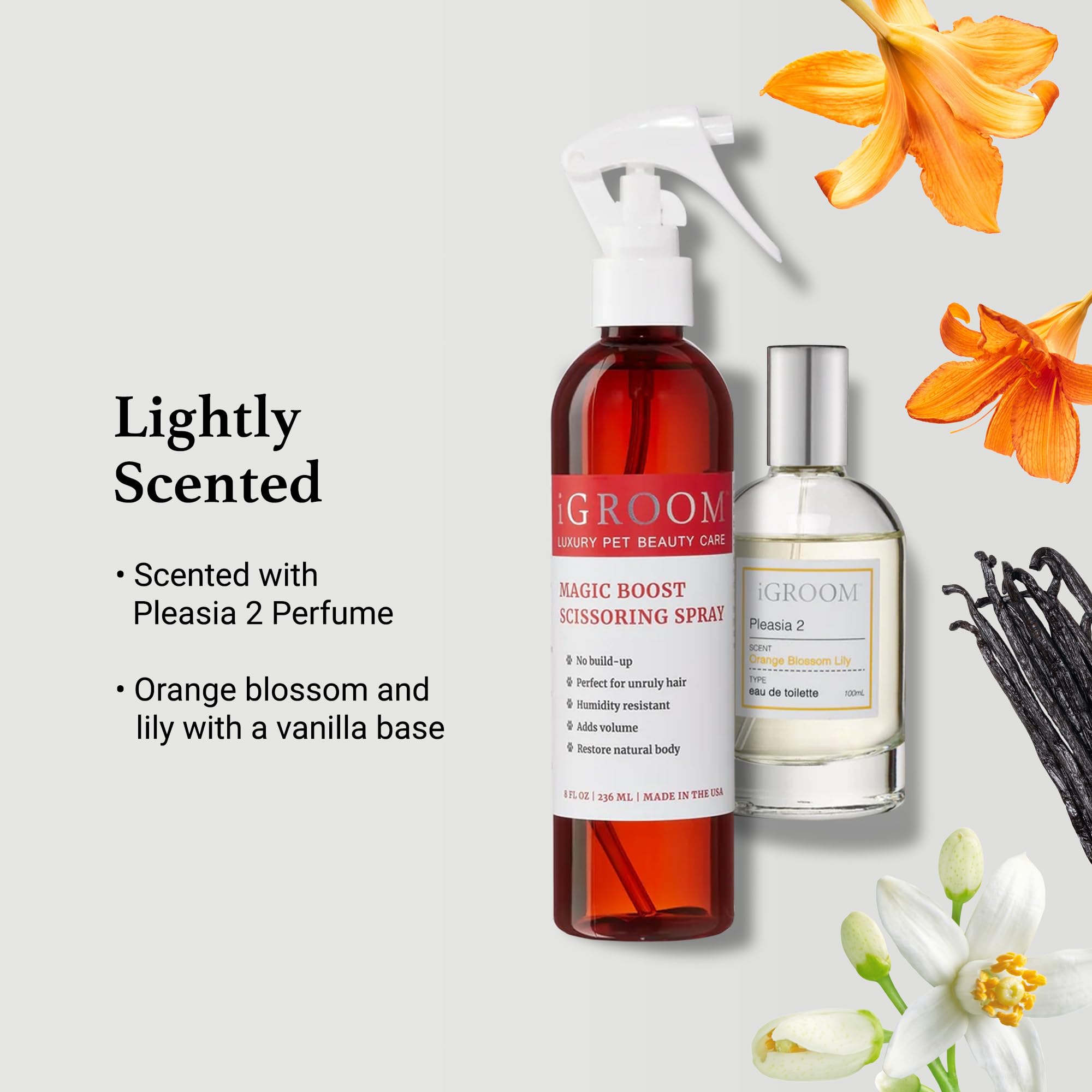 iGroom Magic Boost finish after grooming with sleek, non-greasy feel