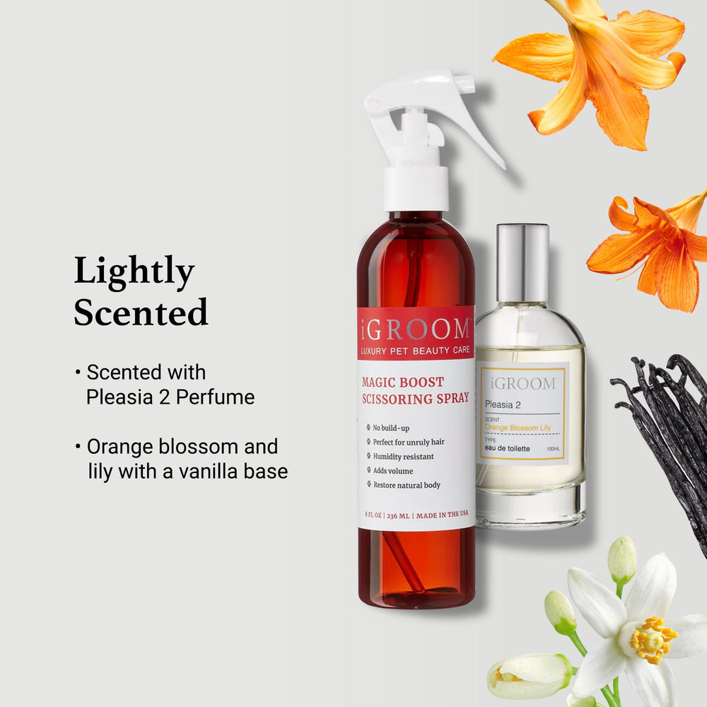 iGroom Magic Boost finish after grooming with sleek, non-greasy feel