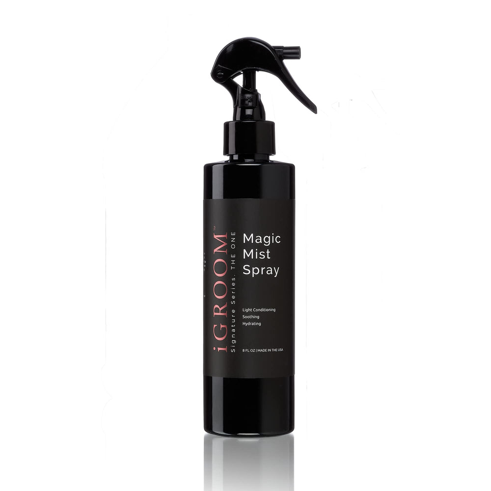 igroom Magic Mist spray for dogs enhances shine and eases brushing