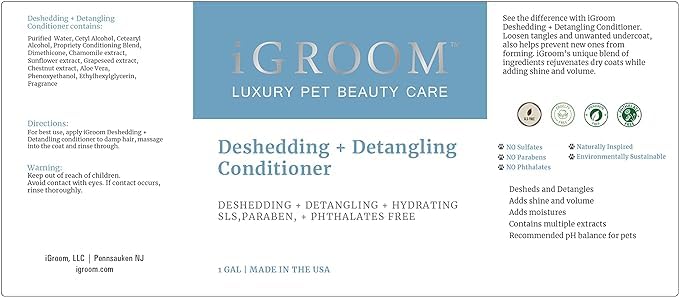 iGroom USA-made premium conditioner used by salons