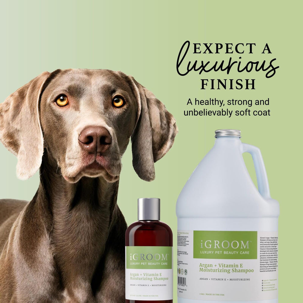 iGroom professional salon quality bottle in a grooming station setting.