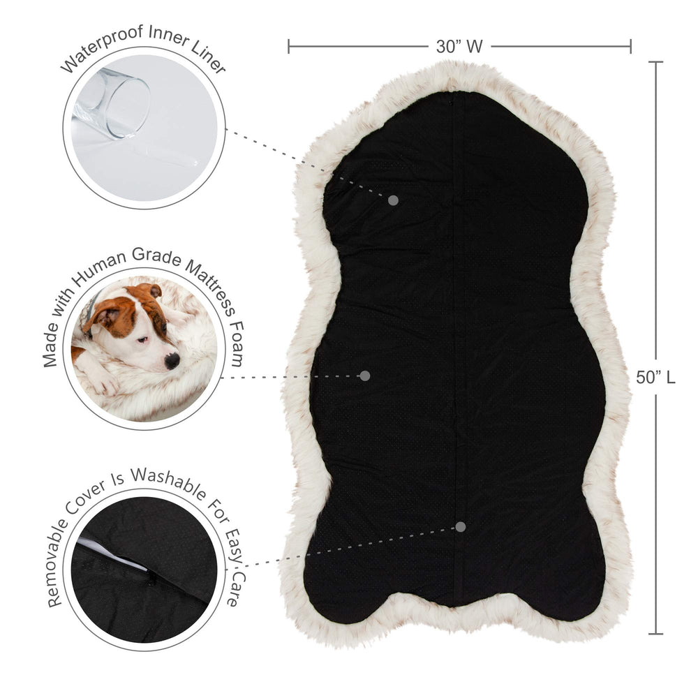 IHAPPYDOG small 30x20 bed fits compact spaces