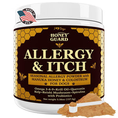 iHeartDogs Honey Guard bottle and pour spout for easy daily use and skin support