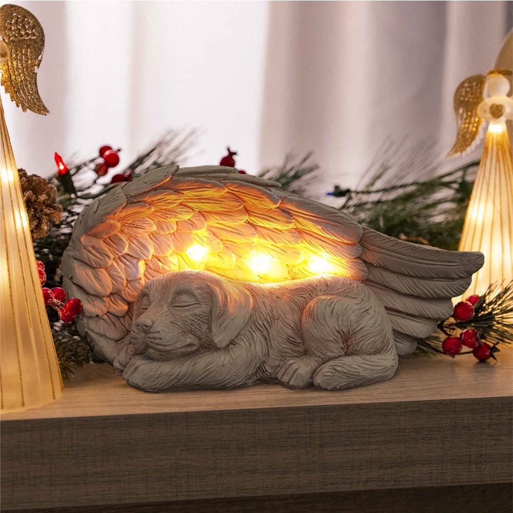 iHeartDogs outdoor memorial light suitable for yard or patio