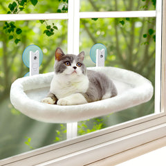 IHMIHM cat window perch foldable design for easy storage and cordless lounging