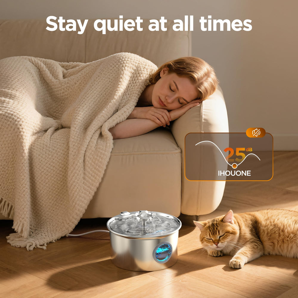 IHOUONE four-stage filtration reduces odors and impurities in water.