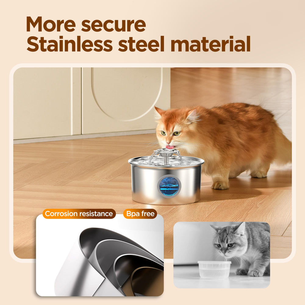 4-stage filtration reduces odors and improves water clarity