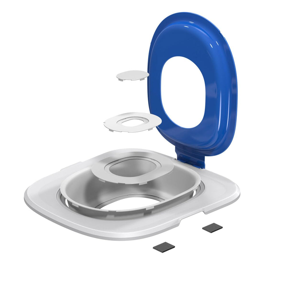 iigala cat toilet trainer kit 5-levels for gradual toilet training progress