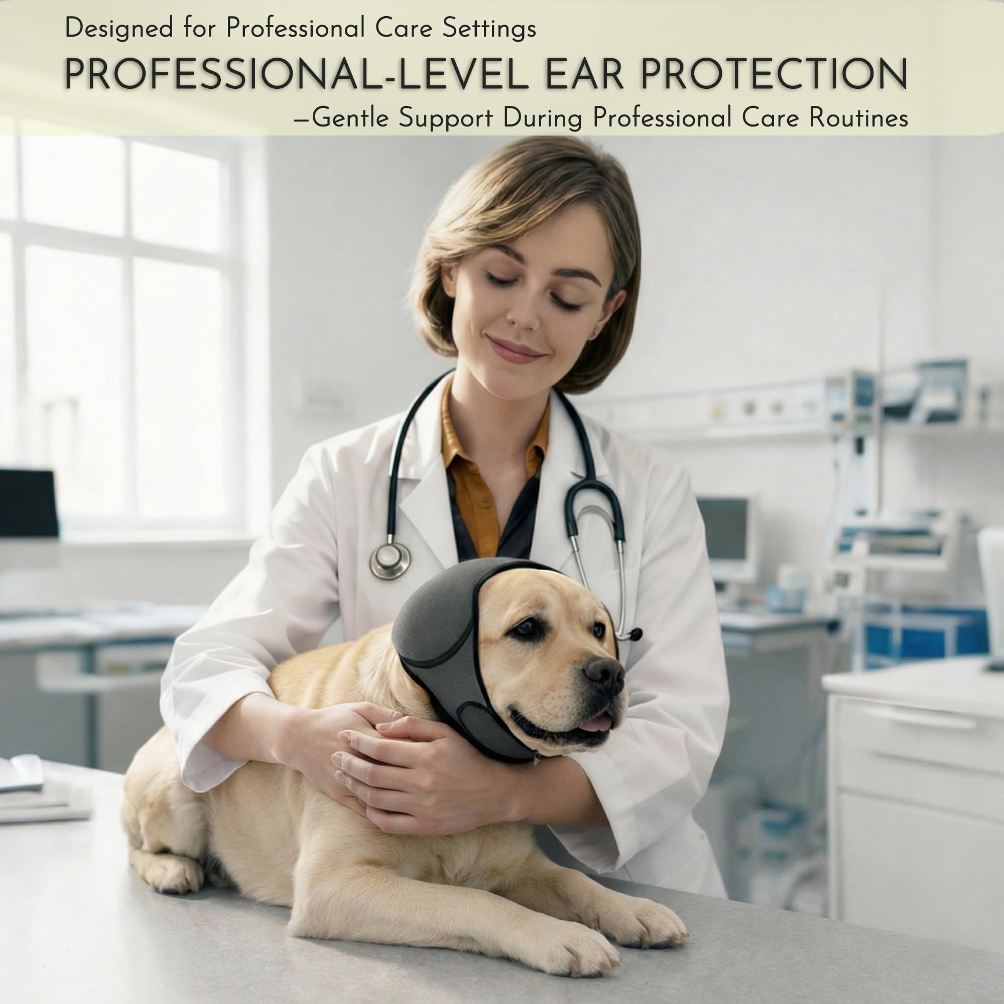 iKeep No-Shake Ear Wraps provide natural calming compression to ease anxiety.