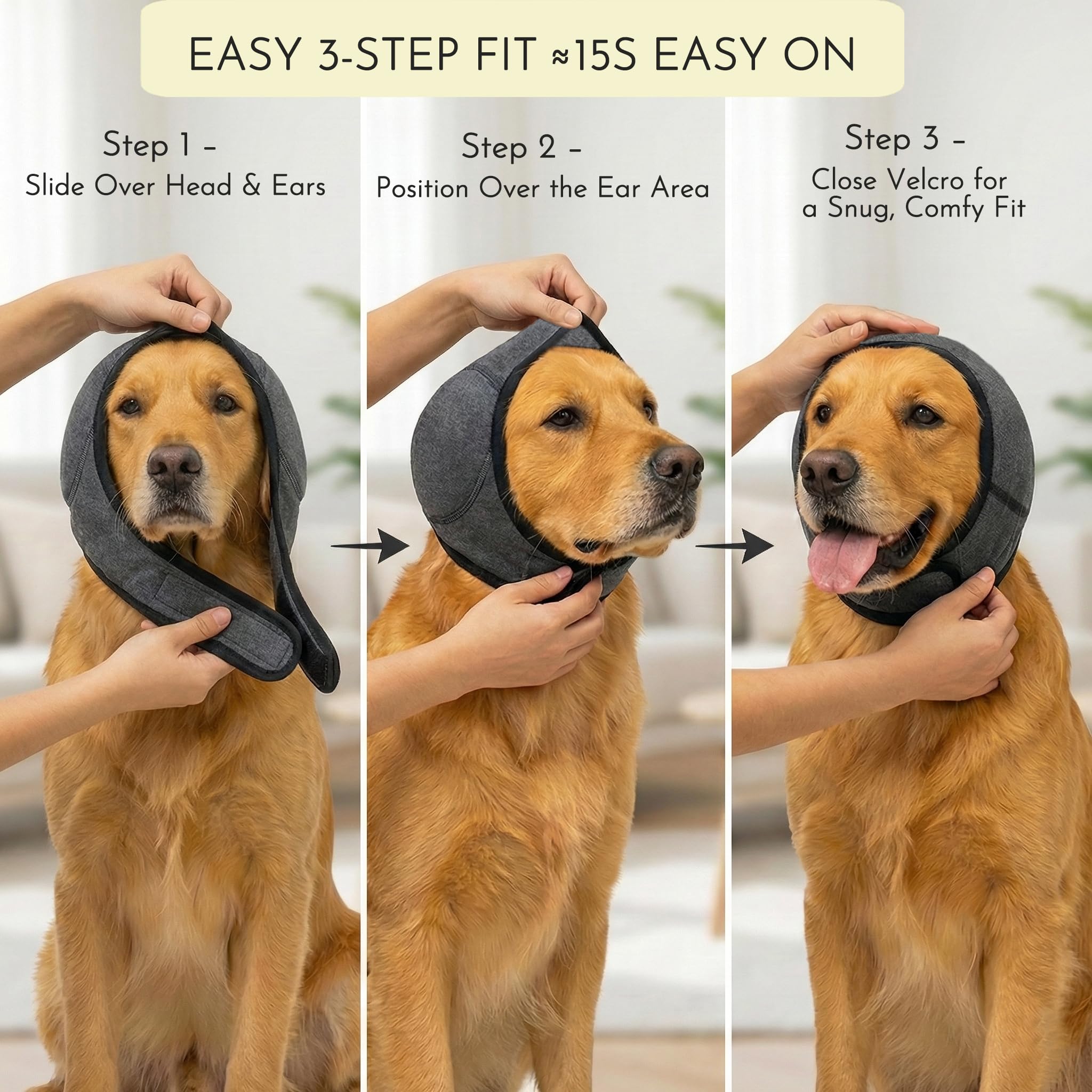 iKeep No-Shake Ear Wraps absorb liquids inside to reduce splatter and keep surroundings cleaner.