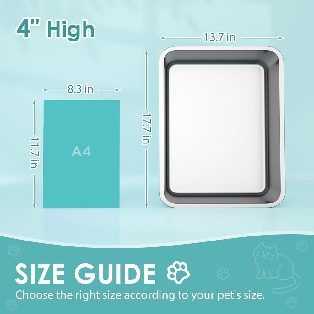 IKITCHEN non-slip feet keep the litter box stable on floors