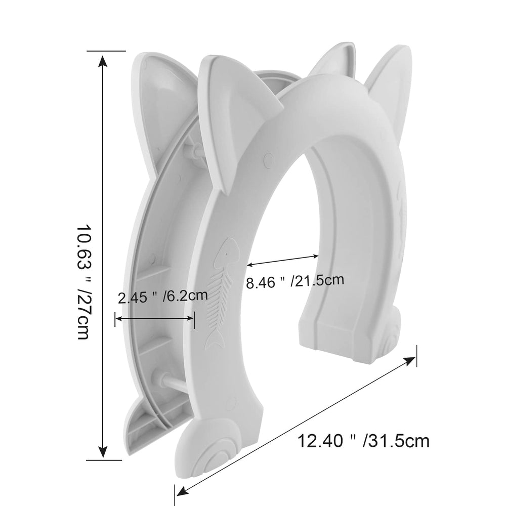 IKUSO barrier-free cat door enables free access between rooms
