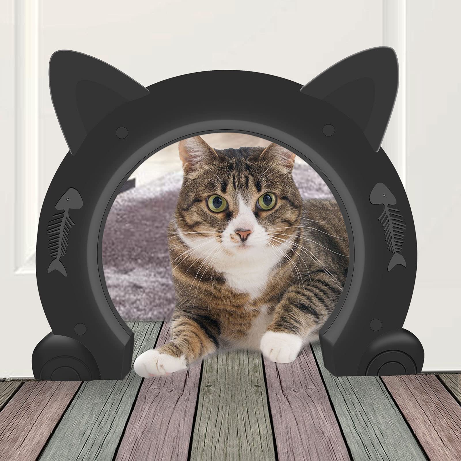 ikuso cat door interior thickness range supports most doors