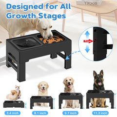 ikuso no-spill water bowl reduces splash when pets drink