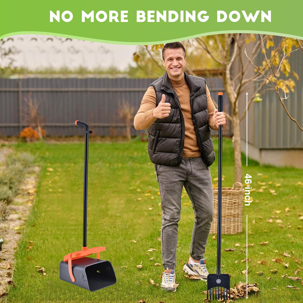 ilongood large-capacity bin accommodates multiple dogs and yard messes